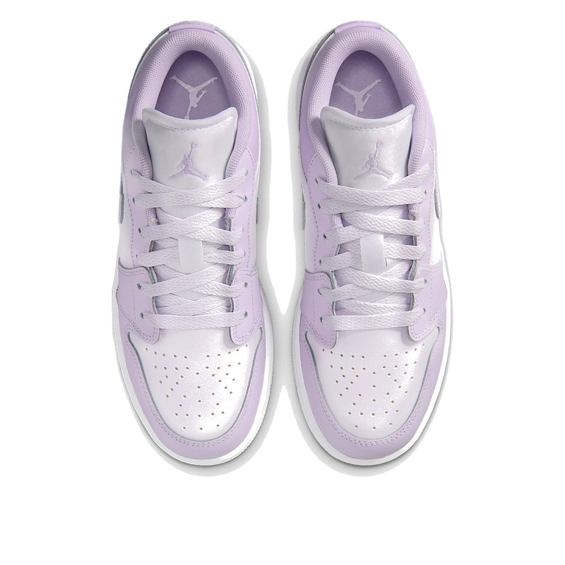 Jordan 1 Low Barely Grape Violet Mist Big Kids' GS Sneakers 553560-502