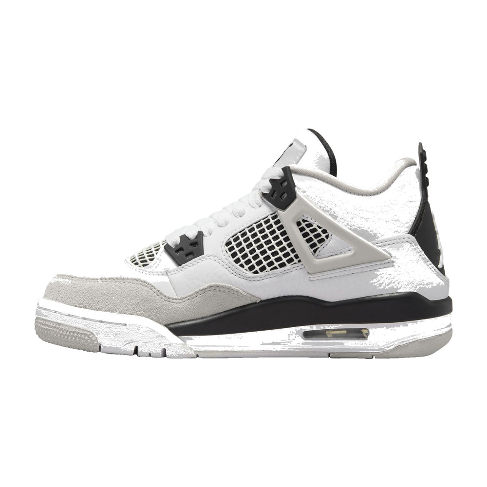 Jordan 4 Military Black Big Kids' GS Sneakers 408452-111