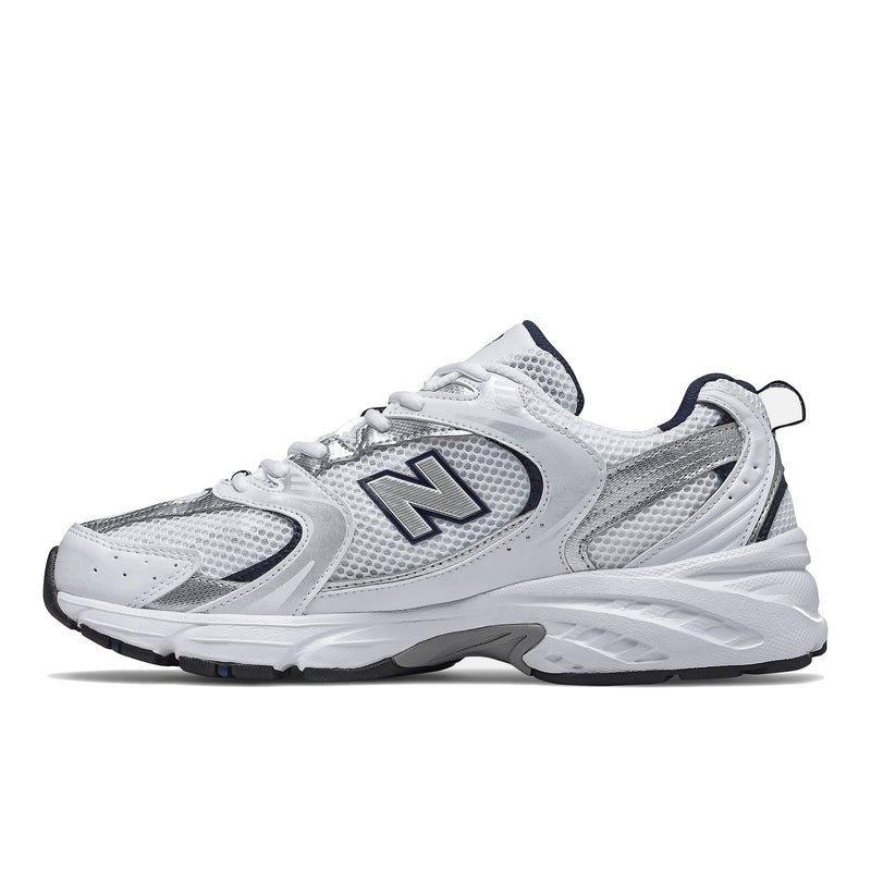New Balance 530 White Silver Navy Sneakers MR530SG