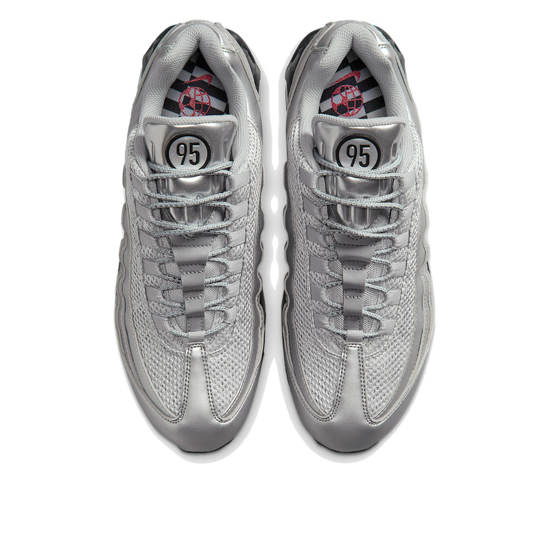 Nike Air Max 95 SE Total 90 Metallic Silver Men's Sneakers IB6830-002