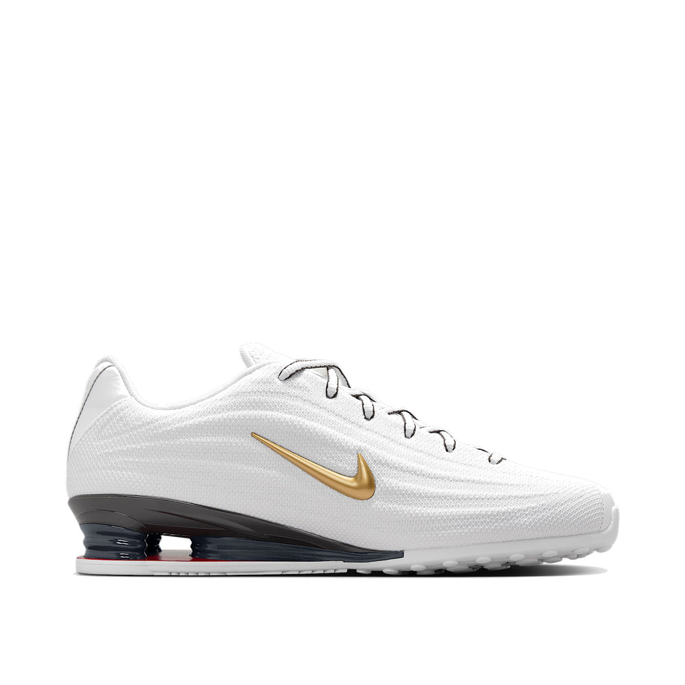 Nike Shox Z White Metallic Gold Women's Sneakers HQ7540-100