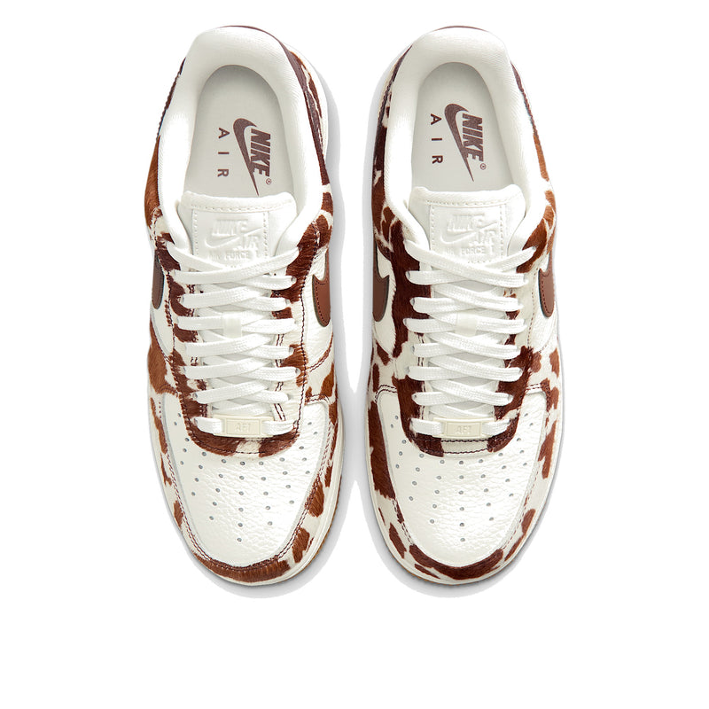 Nike Air Force 1 Low Cow Print Field Brown Women's Sneakers IO0442-200