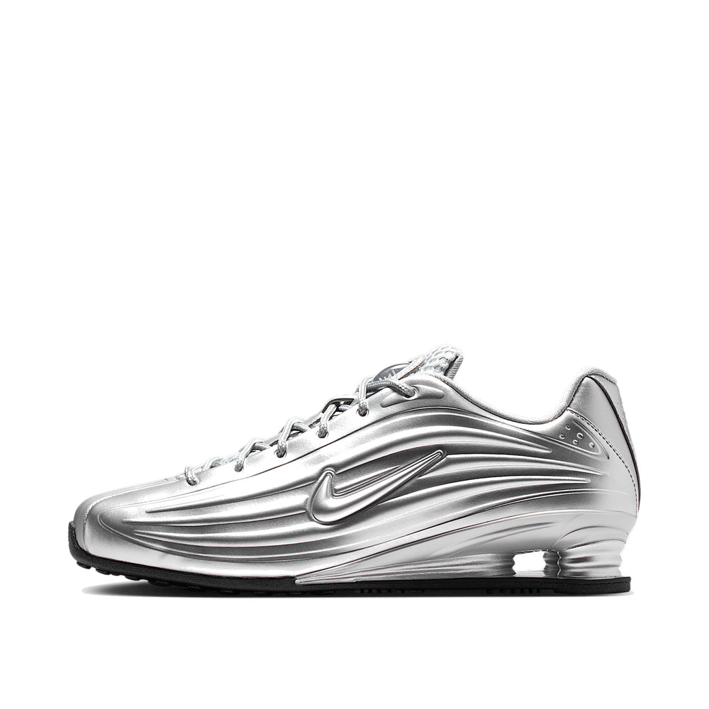 Nike Shox Z Metallic Silver Black Women's Sneakers IO7843-002