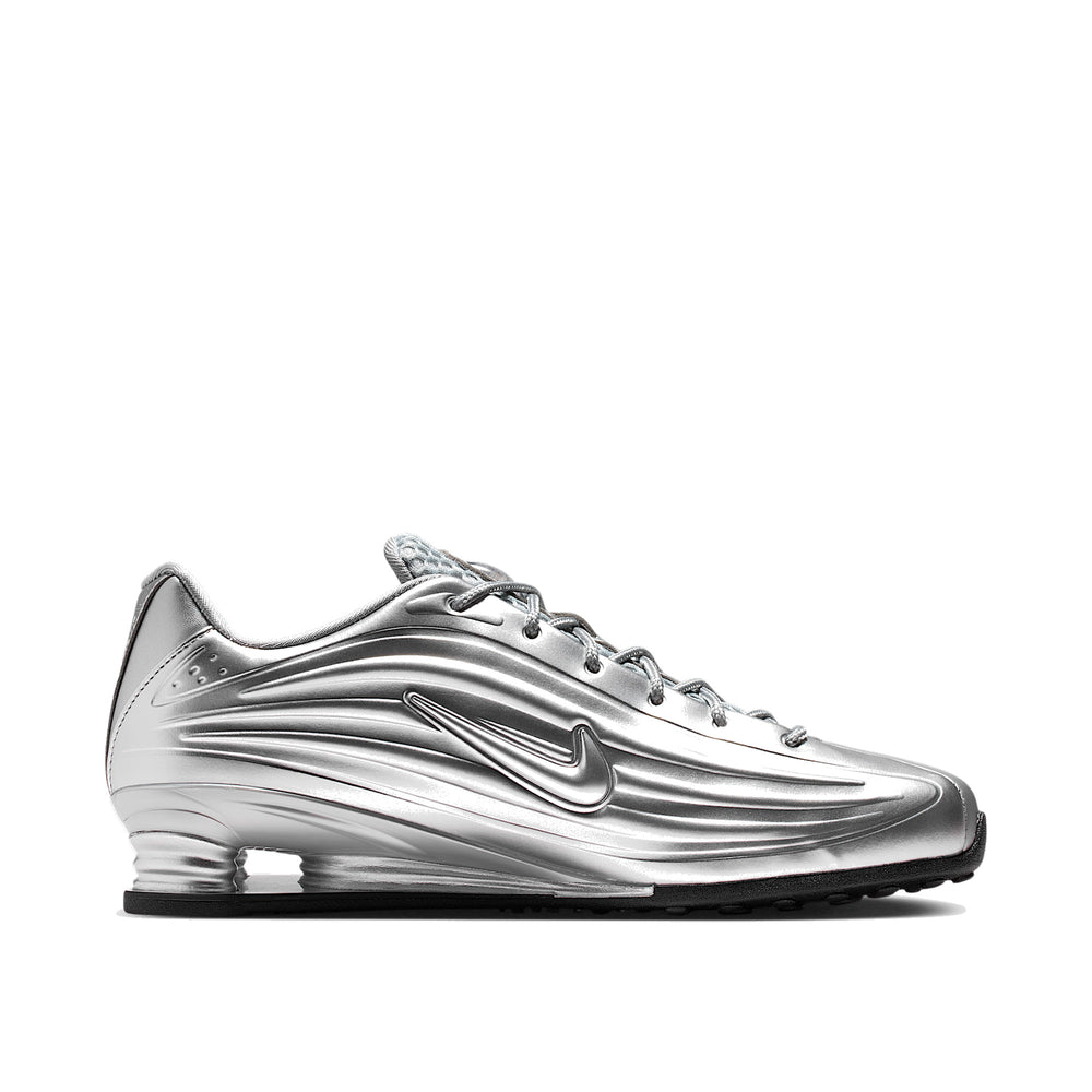 Nike Shox Z Metallic Silver Black Women's Sneakers IO7843-002