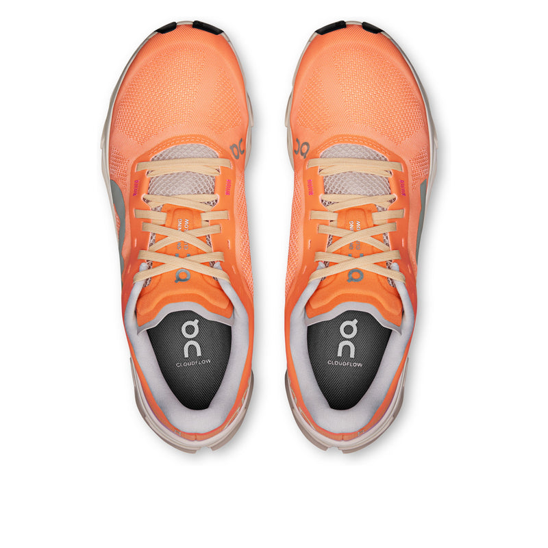 On Cloudflow 5 Tangerine Silver Women's Running Shoes 3WF10093149