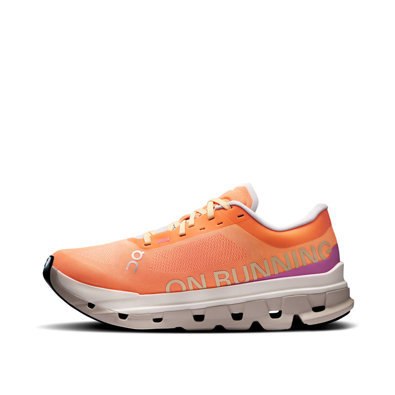On Cloudflow 5 Tangerine Silver Women's Running Shoes 3WF10093149