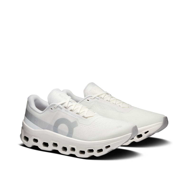 On Cloudmonster 1 White Men's Running Shoes 3MF30741200