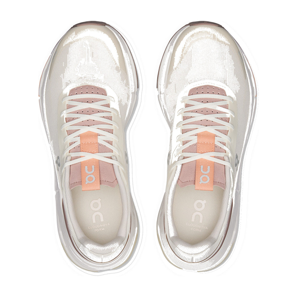 On Cloudnova Form 2 Oyster/Ivory Women's Sneakers 3WE30175116