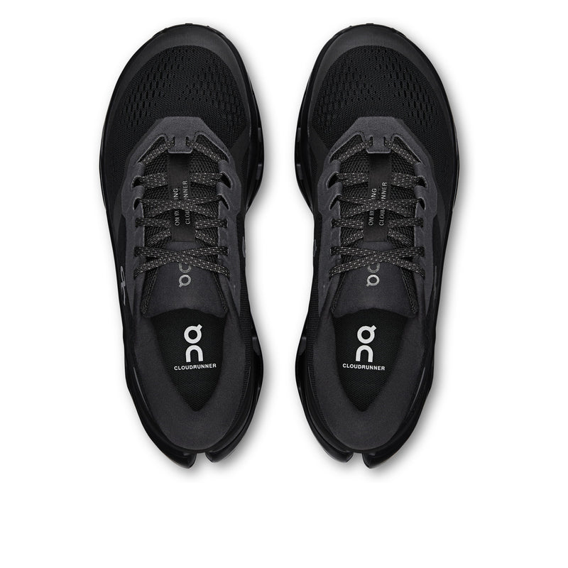 On Cloudrunner 3 Wide Black Black Men's Running Shoes 3MG10091043