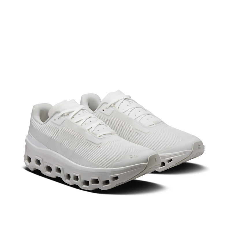 On Cloudmonster Void White Women's Running Shoes 3WG10811200