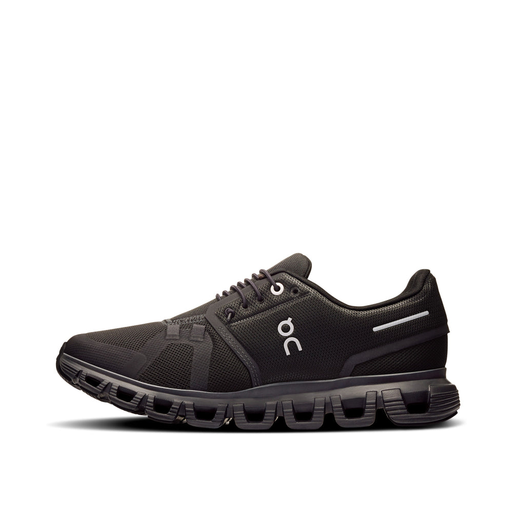 On Cloud 6 Black Wide Women's Running Shoes 3WG10361043