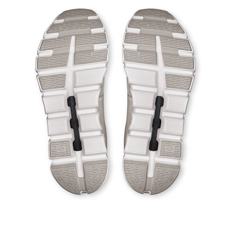 On Cloud 6 Pearl White Wide Women's Running Shoes 3WG10360755