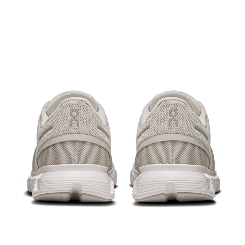 On Cloud 6 Pearl White Wide Women's Running Shoes 3WG10360755