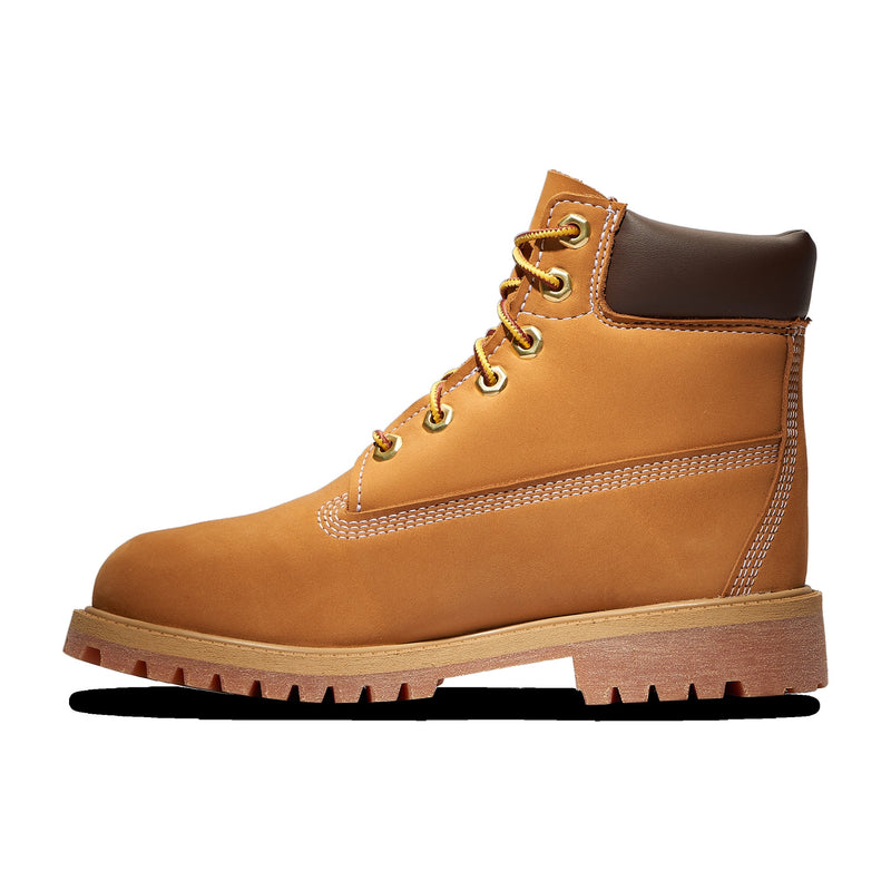 Timberland 6" Premium Waterproof Boots GS "Wheat Nubuck Yellow" TB112909-713