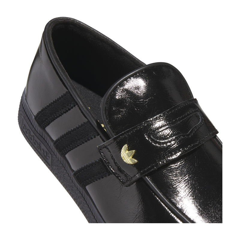 adidas Handball Spezial Loafer Core Black/Gold Metallic Women's Sneakers HQ5186