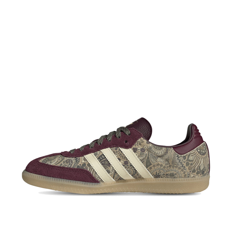 Adidas Women's Liberty London x Samba OG Maroon Warm Vanilla KH9802