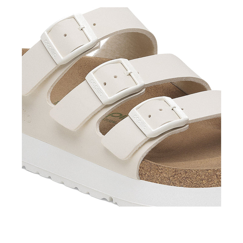 Birkenstock Florida Vegan Flex Platform Eggshell 1029751