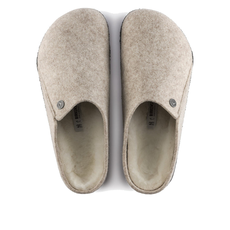 Birkenstock Zermatt Shearling Wool Felt Eggnog 1020029