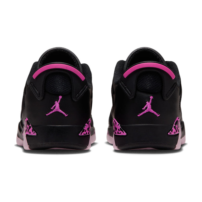 Jordan 6 Retro Low Black/White/Fierce Pink Little Kids' PS Sneakers IQ5506-001
