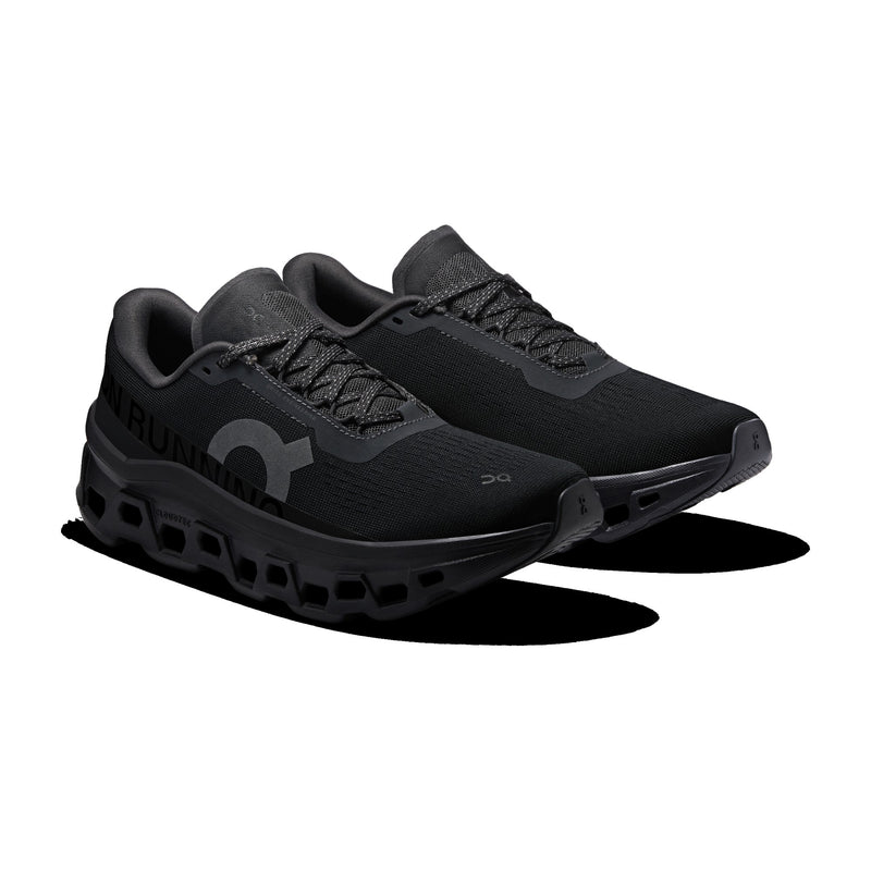 On Cloudmonster 1 Black/Black Women's Running Shoes 3WF30481043