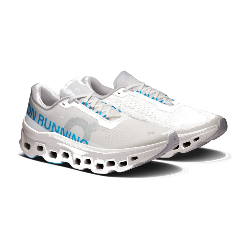 On Cloudmonster 1 White/Isle Women's Running Shoes 3WF30485163