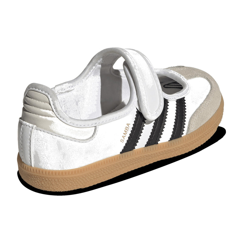 adidas Samba Jane Cloud White/Core Black/Gum Little Kids' PS Sneakers LA3701