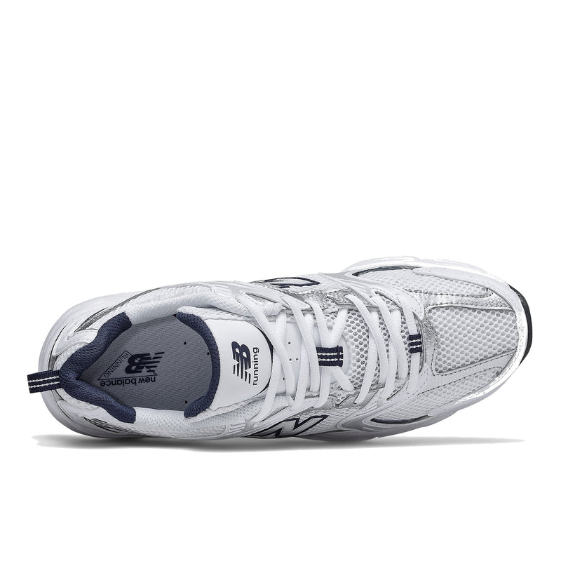 New Balance 530 White Silver Navy Sneakers MR530SG