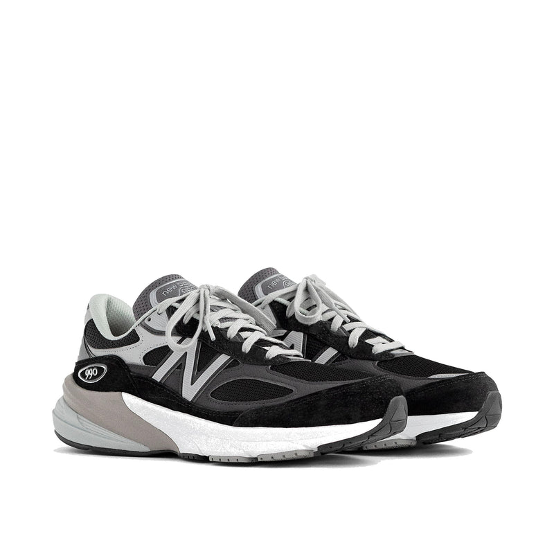 New Balance 990v6 Black White Wide W990BK6 Women's Sneakers