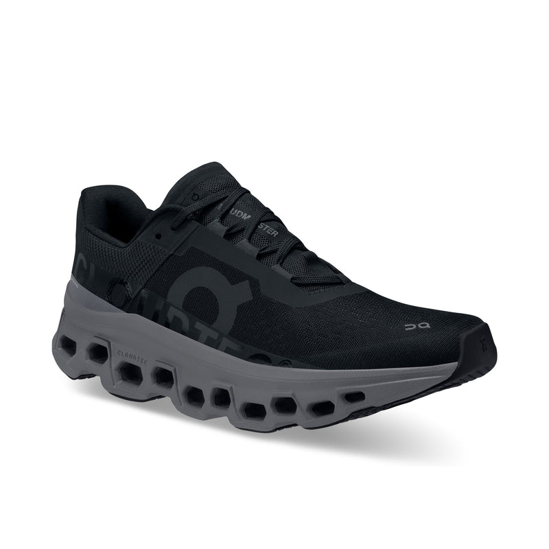 On Cloudmonster Black Magnet Women's Running Shoes 61.99024