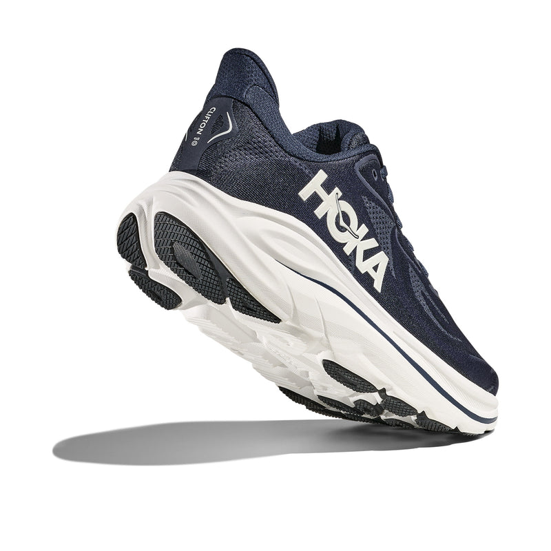 Hoka Clifton 10 Navy White 2E Wide Men's Running Shoes 1162032-NWT