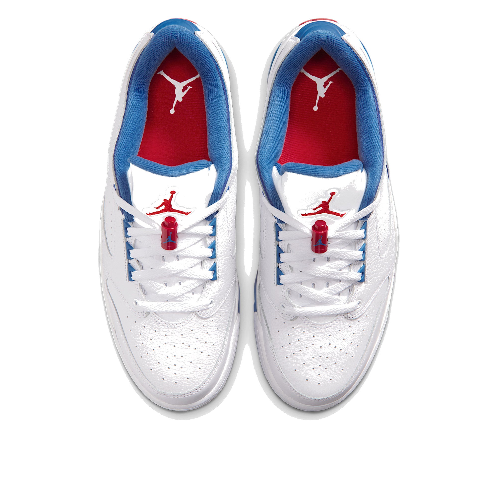 Air Jordan Sixty Plus Low Men White True Blue — Nike D top