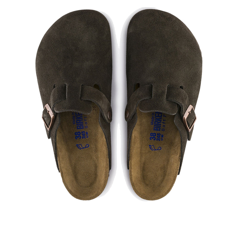 Birkenstock Boston Soft Footbed Mocca Clog Sandals 0660461