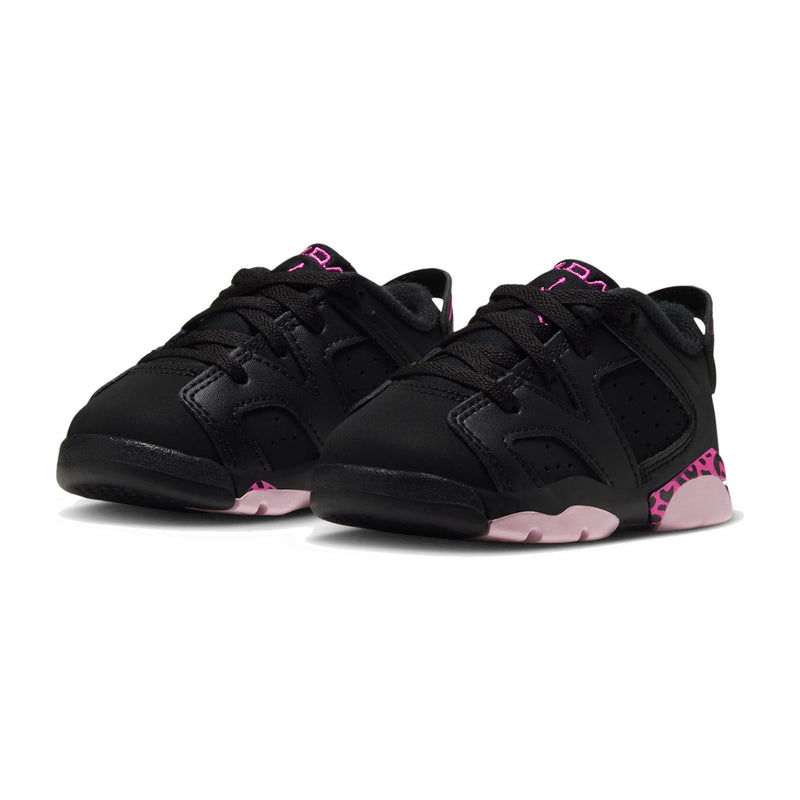 Jordan 6 Retro Low Black/White/Fierce Pink Toddler TD Sneakers IQ5607-001