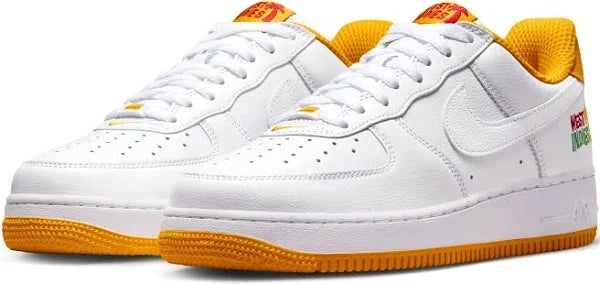 Nike Air Force 1 Low Retro QS White University Gold Sneakers FD039-100