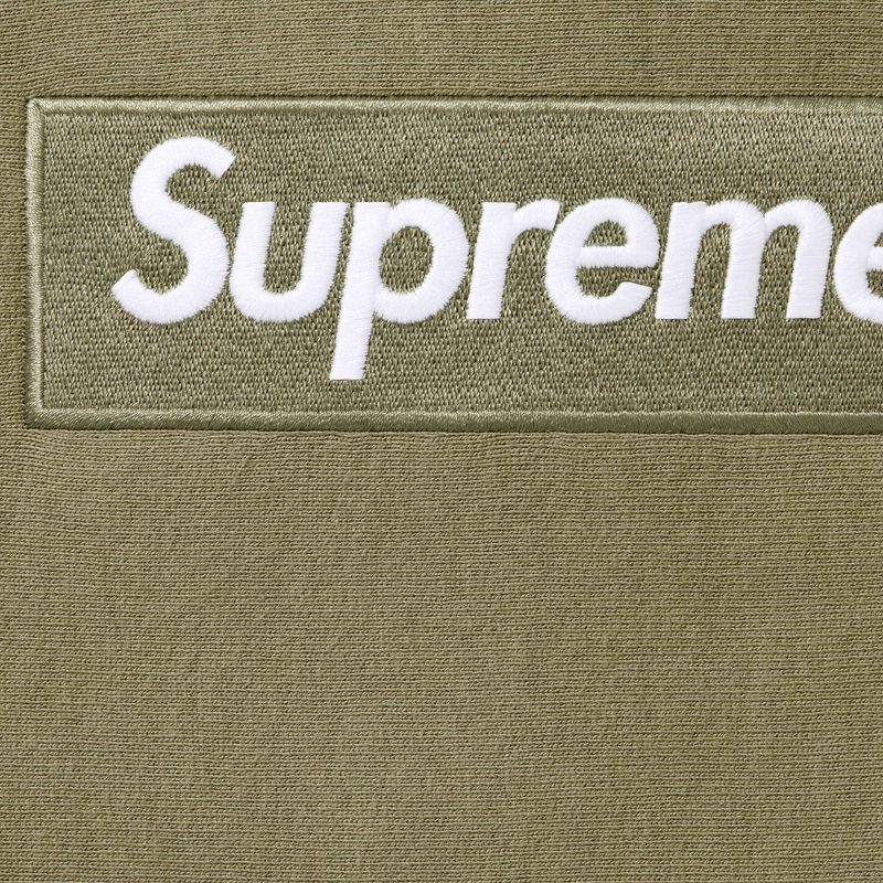 Supreme Box Logo Hoodie Olive