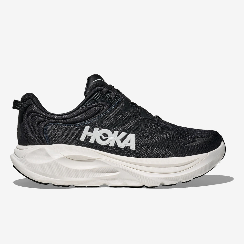 Hoka ’s Gaviota 6 Black White Women's Running Shoes 1171933-BWHT