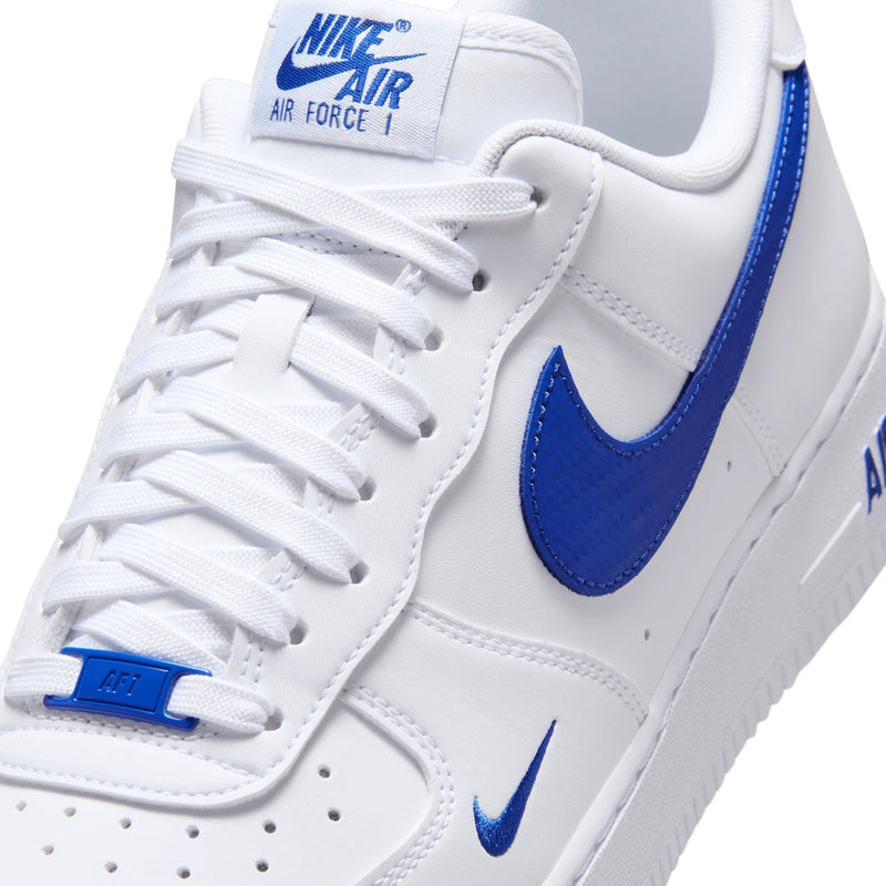 Nike Air Force 1 Low '07 Carbon Fiber Swoosh White/Game Royal Men's IV5732-100