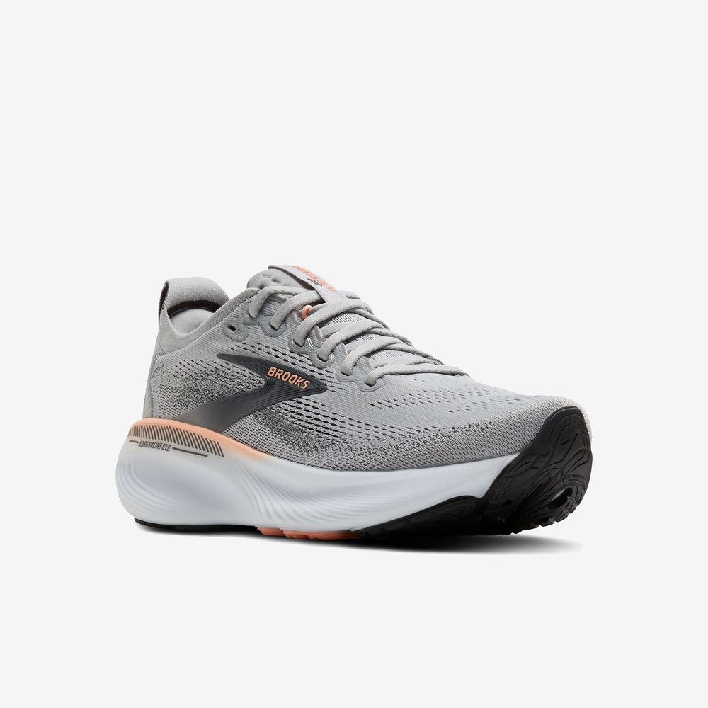 Brooks Adrenaline GTS 25 Grey Blackened Pearl Coral Women's 120443-1B-032