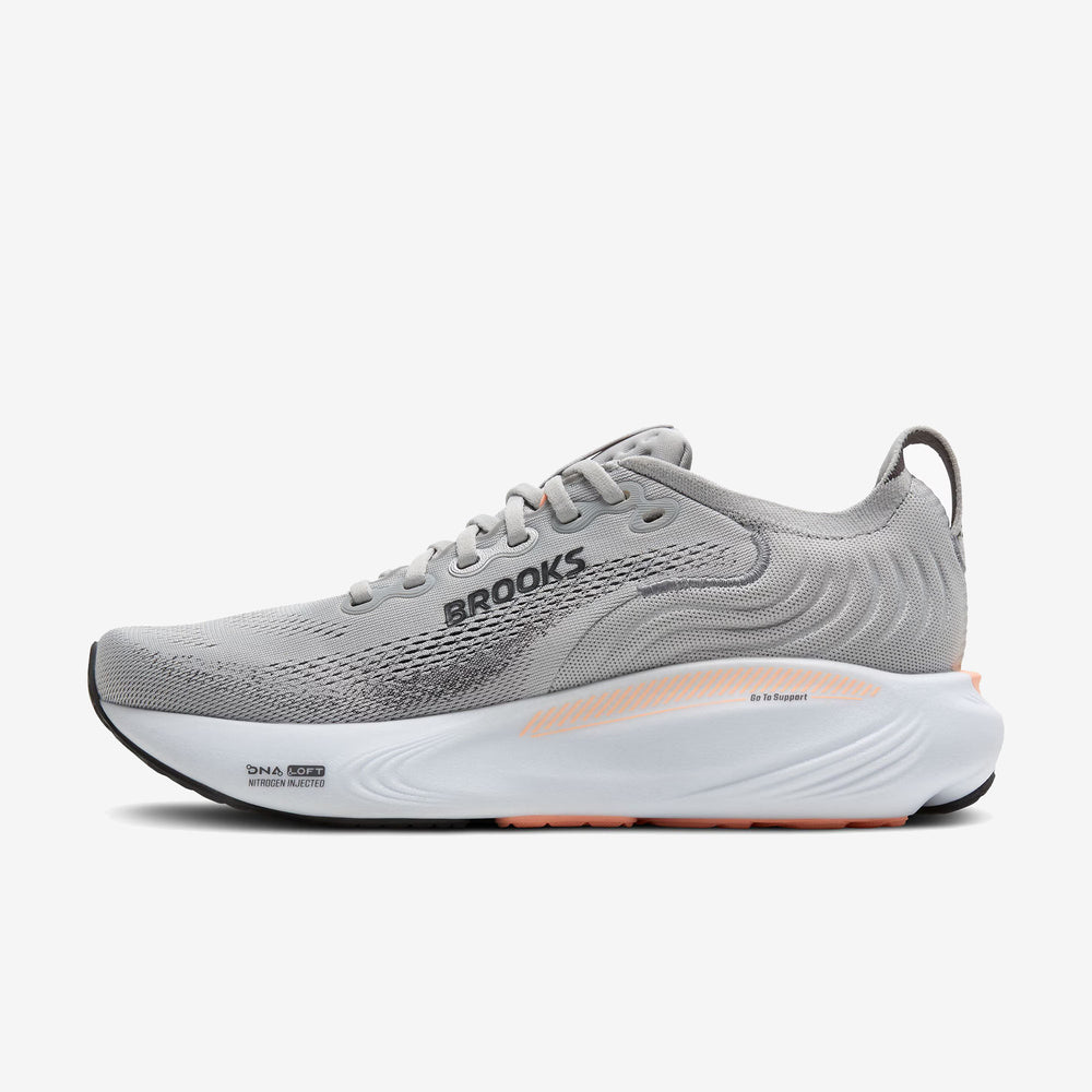 Brooks Adrenaline GTS 25 Grey Blackened Pearl Coral Women's 120443-1B-032