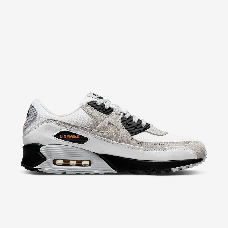 Nike Air Max 90 White/Black/Hot Curry Men's Sneakers