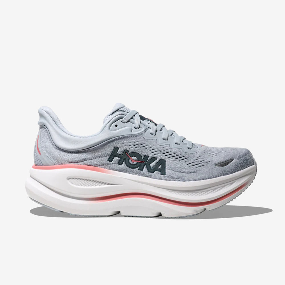 Hoka ’s Bondi 9 Mineral Blue Washed Blue Wide Women's Running Shoes 1162014-MBLW