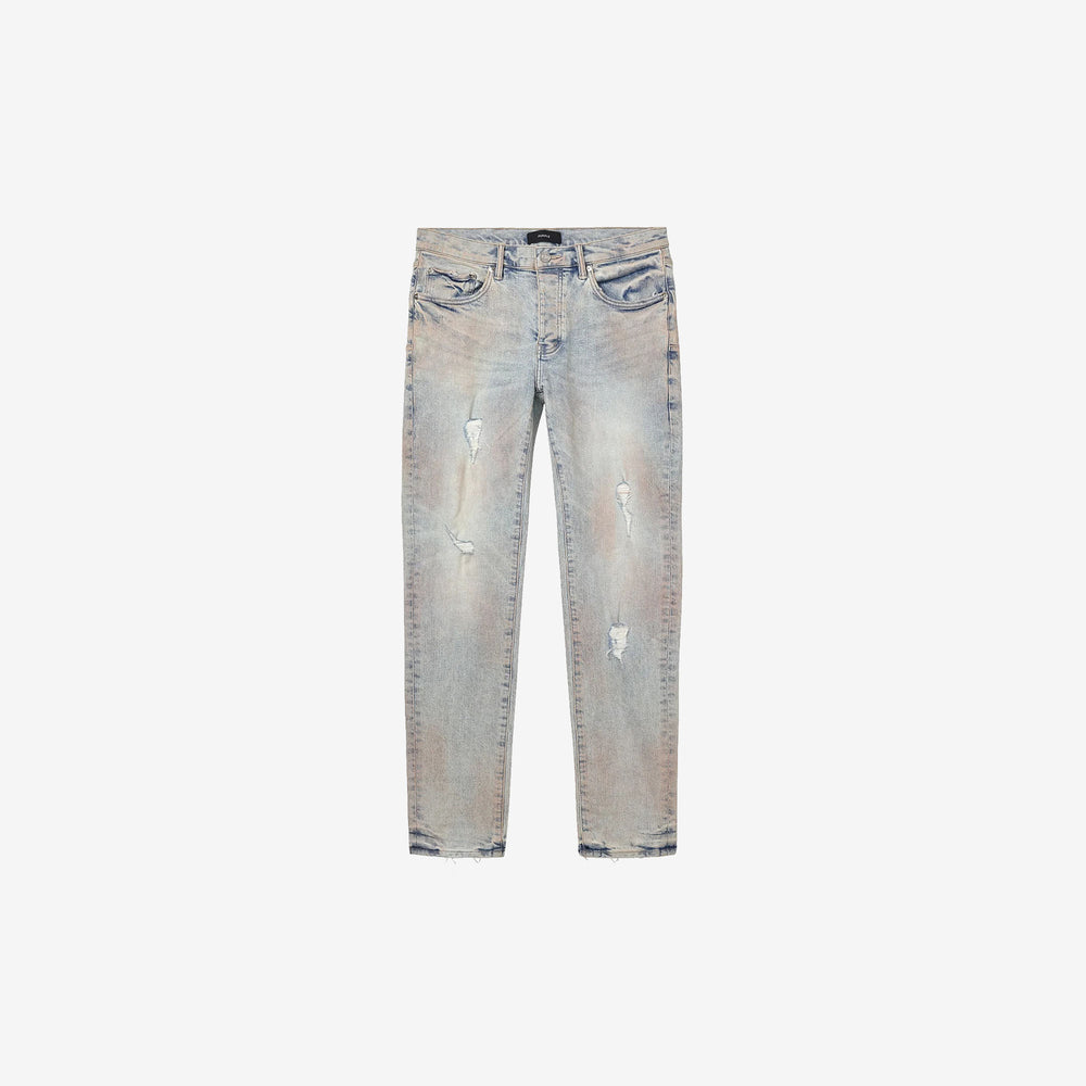 Purple Brand P001 Pink Mud Distressed Light Indigo