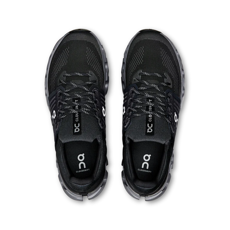 On Cloudswift 4 Black/Rock Men's Running Shoes 3MF10570080