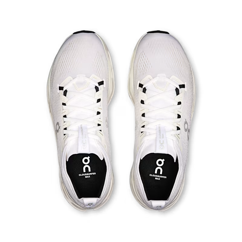 On Cloudsurfer Max White White Men's Running Shoes 3MF30431200