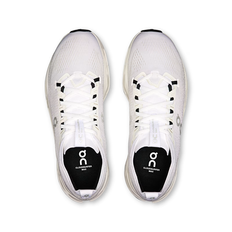 On Cloudsurfer Max White White Men's Running Shoes 3MF30431200
