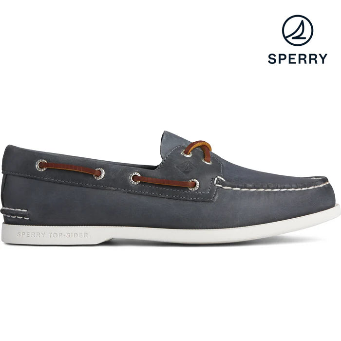 Sperry A/O 2-Eye Plushwave Navy Men's STS22196