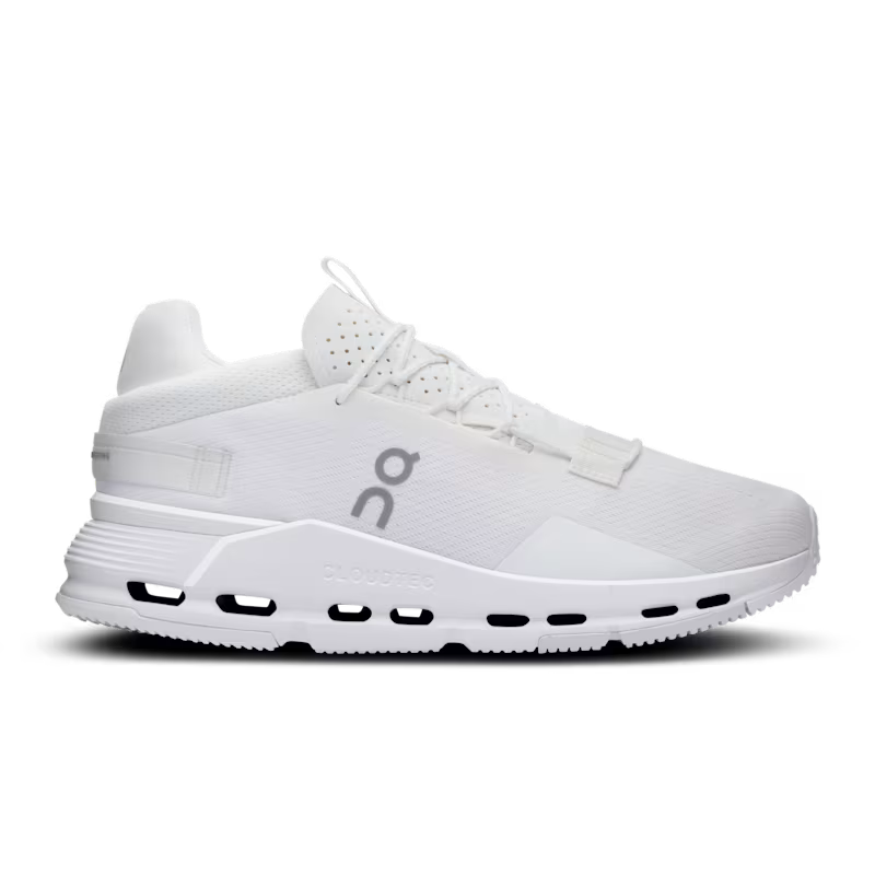 On Cloudnova 2 All White Women's Sneakers 3WE30220108