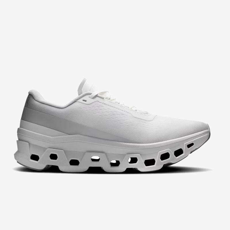 On Cloudmonster 1 White Women's Running Shoes 3WF30481200