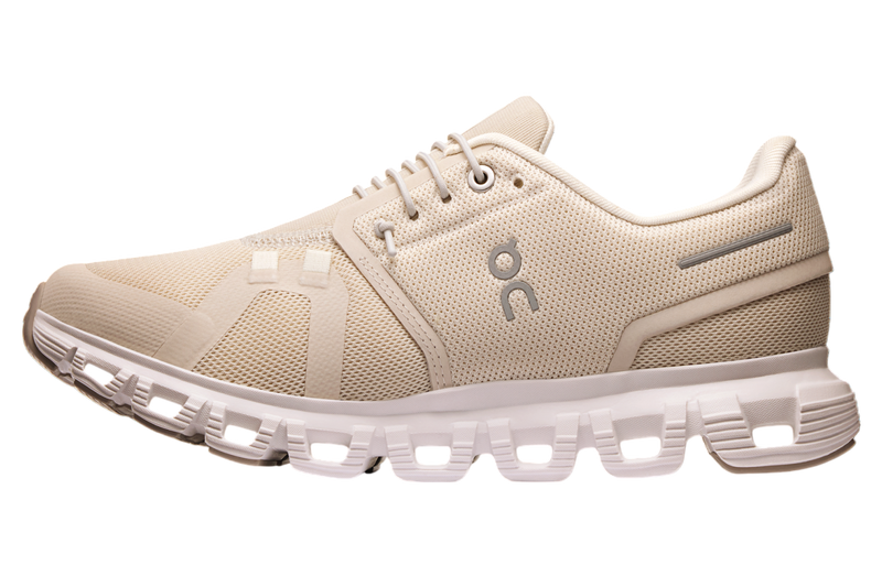On Cloud 6 Pearl White Women's Running Shoes 3WF10060755