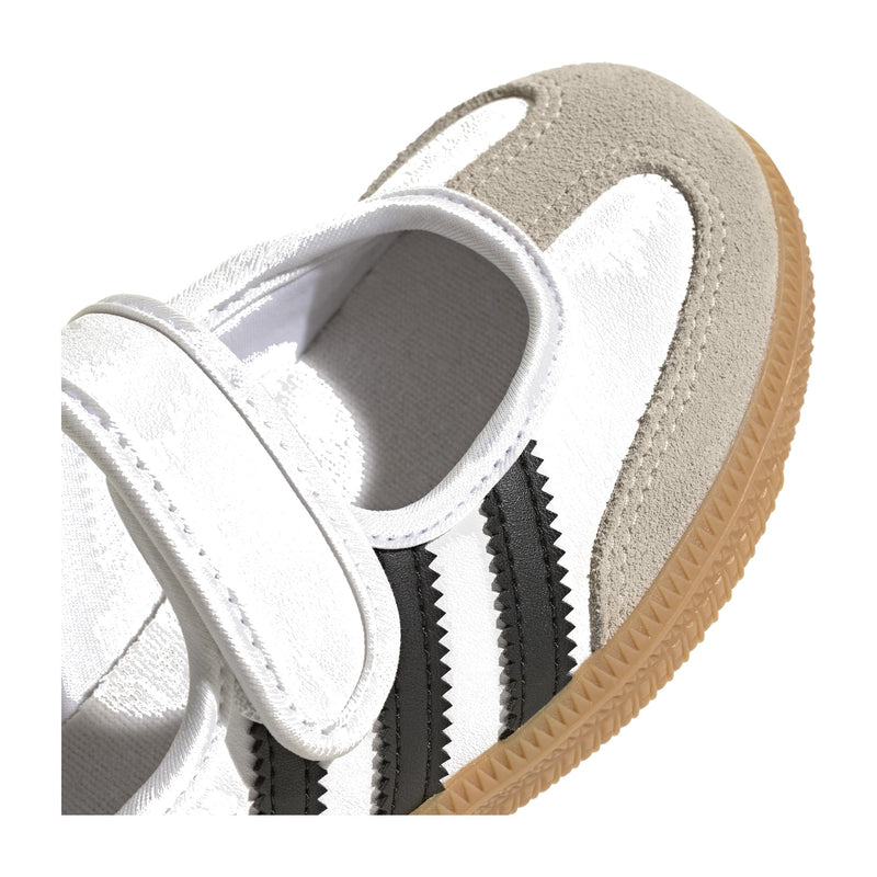 adidas Samba Jane Cloud White/Core Black/Gum Little Kids' PS Sneakers LA3701